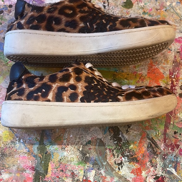 LOEFFLER RANDALL Elliot Ric Ric leopard print calf’s hair Sneakers 6
